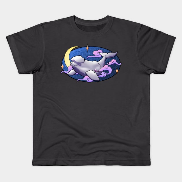 Beluga Dreams Kids T-Shirt by Miss_Bethany_Tattoos